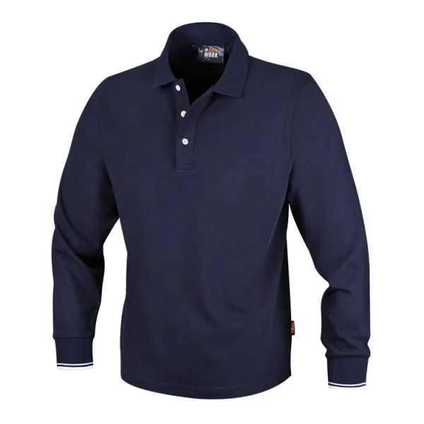 Polo a maniche lunghe 7557bl blu beta 7557bl - dettaglio 1