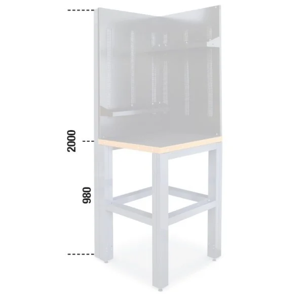 Beta c55ac-g angolo completo autoportante arredamento officina 055000380 - dettaglio 2