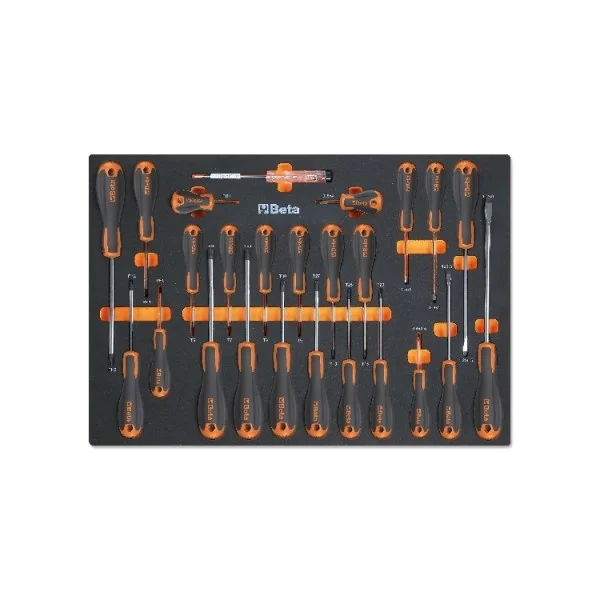 Beta mm210 termoformato morbido con set di cacciavite 25 pz. - dettaglio 1