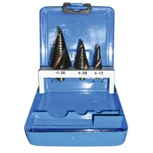 Makita P-70029 Set svasatori a gradino per acciaio Inox 3 Pz. - P-70029