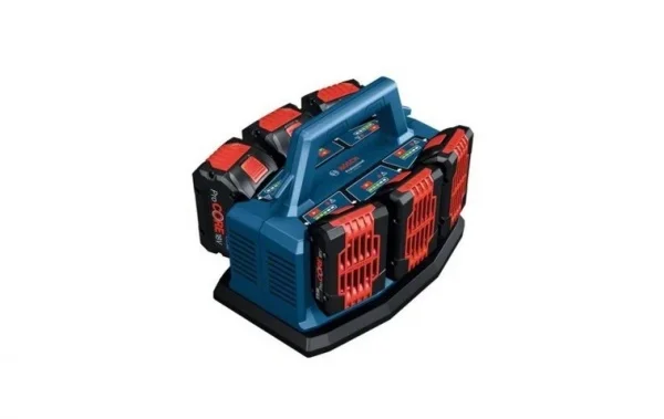 Bosch gal 18v6-80 caricabatterie rapido con 6 slot 1600a01u9l - dettaglio 4