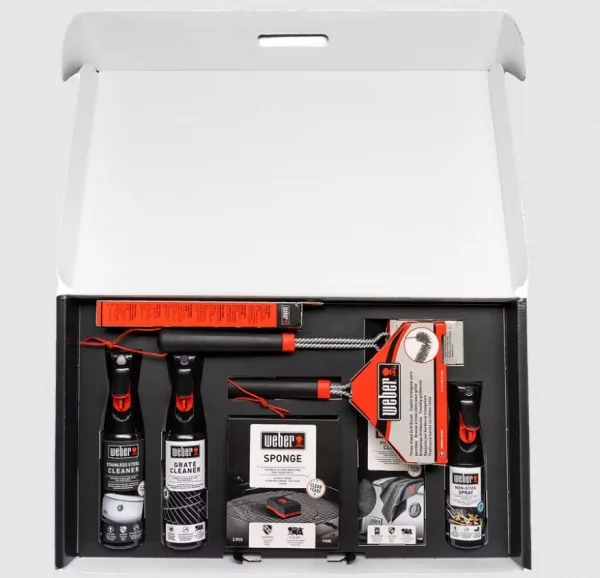 Weber 18283 Kit di pulizia per barbecue in acciaio - 18283