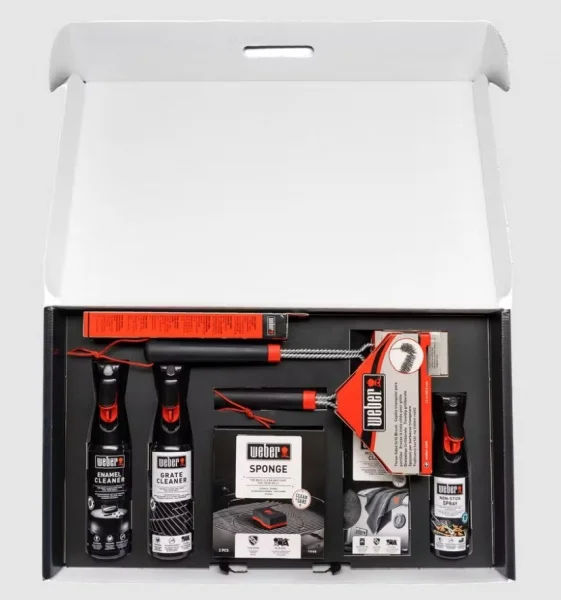 Weber 18284 Kit di pulizia per barbecue smaltati - 18284