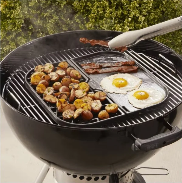 Weber 8858 Accessorio griglia e piastra per barbecue - 8858