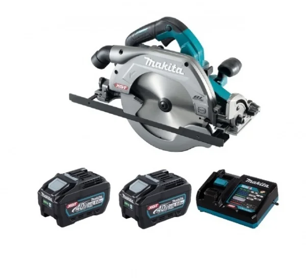 Makita hs009gt201 sega circolare 40 v brushless con due batterie - dettaglio 1