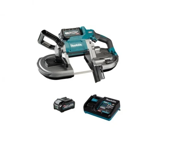 Makita pb002gm201 sega a nastro 40 v brushless con due batterie - dettaglio 1