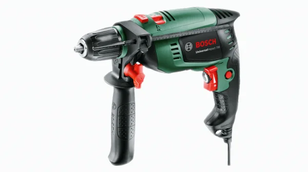 Bosch hobby universalimpact 700 trapano avvitatore a percussione 700 w con set accessori 15 pz. 060313100f - dettaglio 2