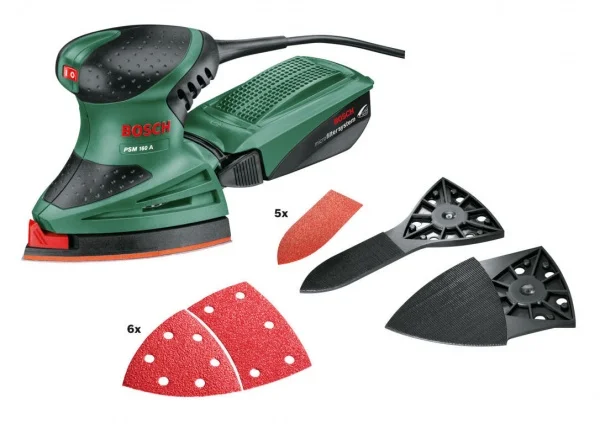 Bosch hobby psm 160 a levigatrice palmare 160 w con accessori 060337700j - dettaglio 1