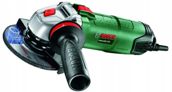 Bosch hobby pws 850-125 + dd smerigliatrice angolare 125 w con disco diamantato 06033a270c - dettaglio 1
