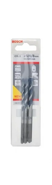 Bosch cyl-5 robust line set punte calcestruzzo 3 pz. 2608588164 - dettaglio 2