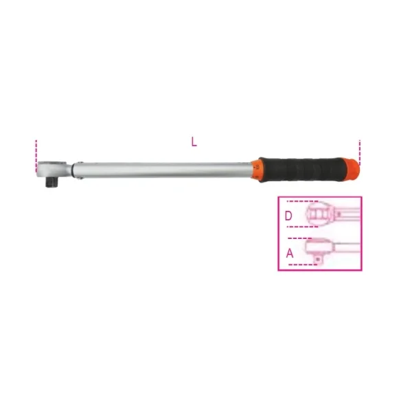 Beta 610/5 chiave dinamometrica a scatto con 5 valori 006100025 - dettaglio 6