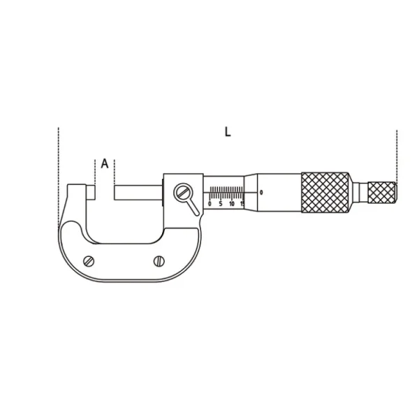 Beta 1658dgtb 25 micrometro digitale 0 - 25 mm 016580525 - dettaglio 3