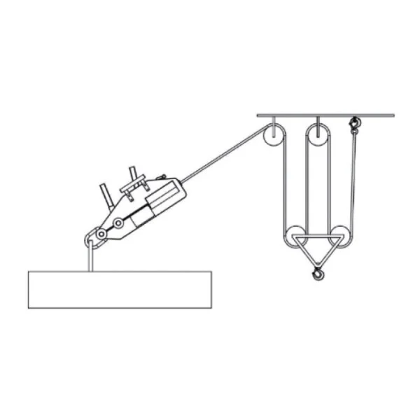 Robur 8148 argano manuale a funo 20 m 8148 - dettaglio 7