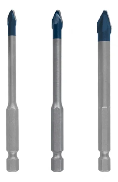 Bosch hex-9 hardceramic set di punte per piastrelle expert 3 pz. 2608900595 - dettaglio 1