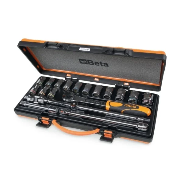 Beta 920mc/c14 assortimento di bussole 1/2" in valigetta 19 pz. 009202964 - dettaglio 2