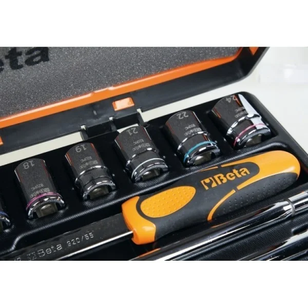 Beta 920mc/c14 assortimento di bussole 1/2" in valigetta 19 pz. 009202964 - dettaglio 3
