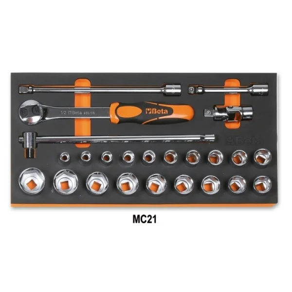 Beta 5941vu/m assortimento utensili con termoformati morbidi 64 pz. 059411002 - dettaglio 3