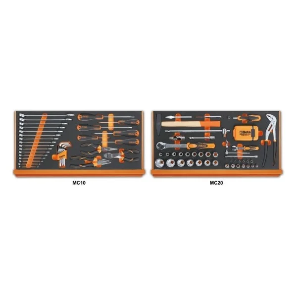 Beta 5927vu/m assortimento utensili con termoformati morbidi 108 pz. 059271021 - dettaglio 1