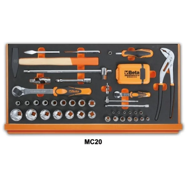 Beta 5927vu/m assortimento utensili con termoformati morbidi 108 pz. 059271021 - dettaglio 3