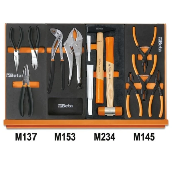 Beta 5904vu/1m assortimento utensili con termoformati morbidi 91 pz. 059041201 - dettaglio 4