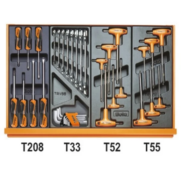 Beta 5904vg/2t assortimento utensili con termoformati rigidi 99 pz. 059041191 - dettaglio 3