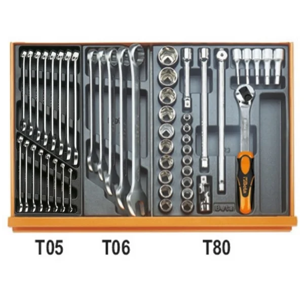 Beta 5904vg/2t assortimento utensili con termoformati rigidi 99 pz. 059041191 - dettaglio 4