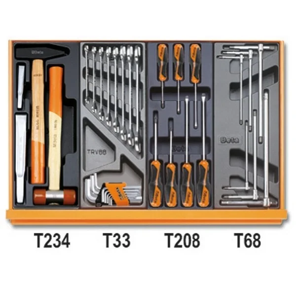 Beta 5904vi/1t assortimento utensili manutenzione industriale in termoformati 98 pz. 059041161 - dettaglio 4