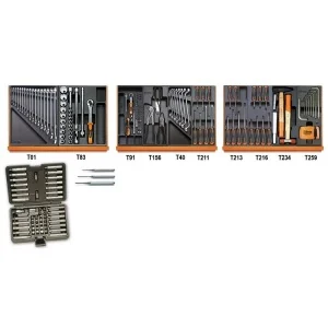 Beta 5904vu/4t assortimento utensili universali in termoformati rigidi 197 pz. 059241100 - dettaglio 1