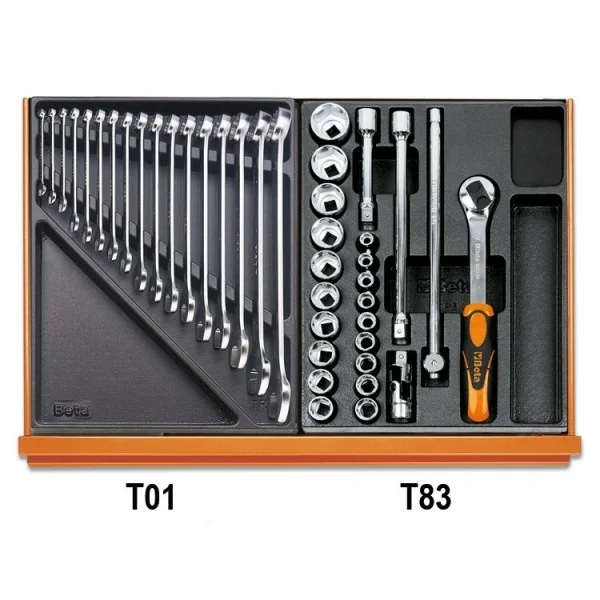 Beta 5904vu/4t assortimento utensili universali in termoformati rigidi 197 pz. 059241100 - dettaglio 2