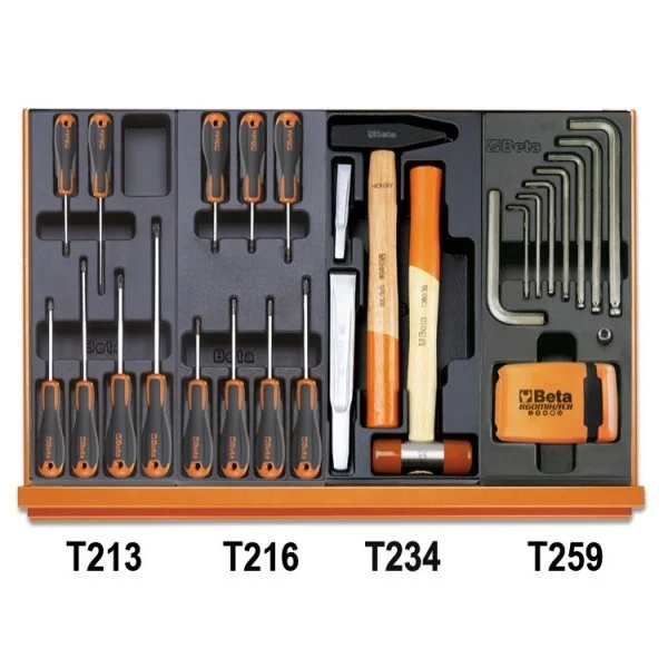 Beta 5904vu/4t assortimento utensili universali in termoformati rigidi 197 pz. 059241100 - dettaglio 4