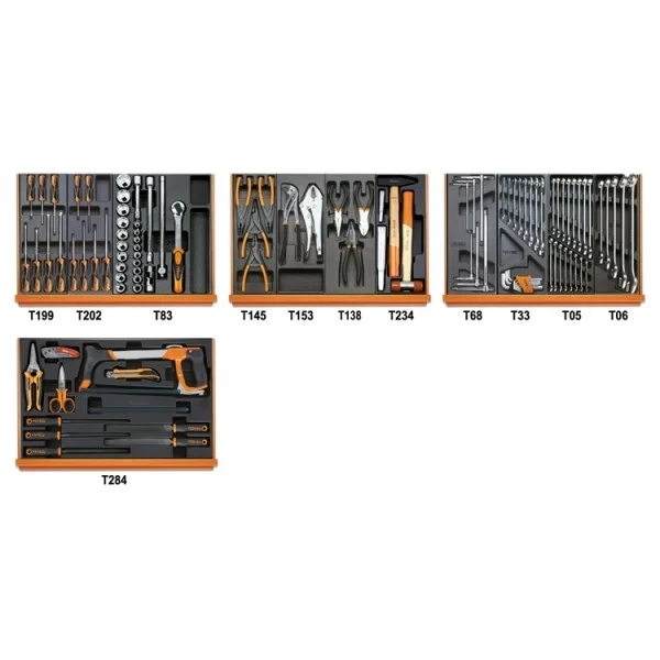 Beta 5904vu/2t assortimento utensili in termoformati rigidi 104 pz. 059041070 - dettaglio 1