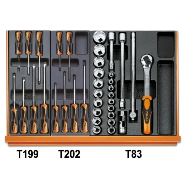 Beta 5904vu/2t assortimento utensili in termoformati rigidi 104 pz. 059041070 - dettaglio 2