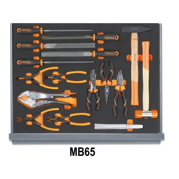 Beta 5935et/1mb assortimento utensili per elettrotecnica in termoformati 96 pz. 059351332 - dettaglio 2