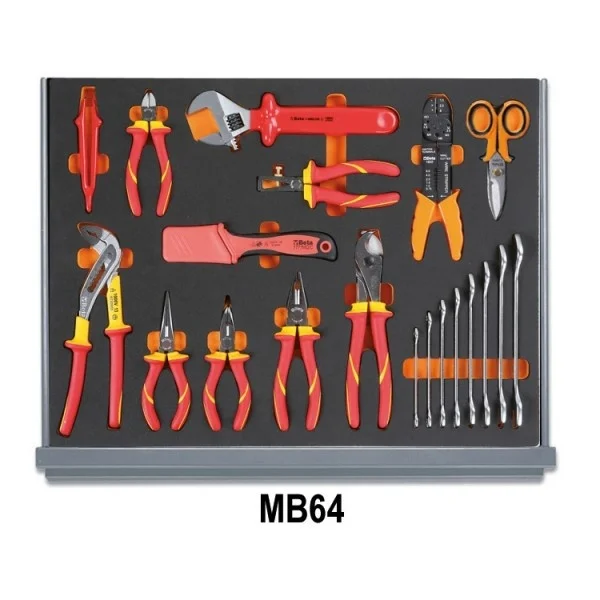 Beta 5935et/1mb assortimento utensili per elettrotecnica in termoformati 96 pz. 059351332 - dettaglio 3
