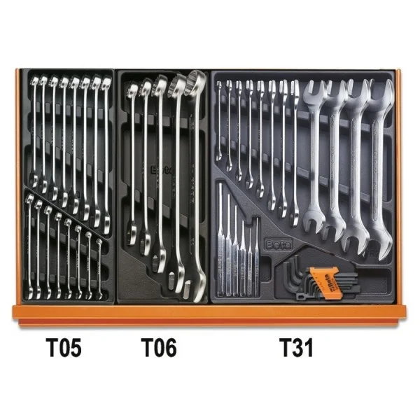 Beta 5904vu/3t assortimento utensili universali in termoformati rigidi 146 pz. 059041203 - dettaglio 2