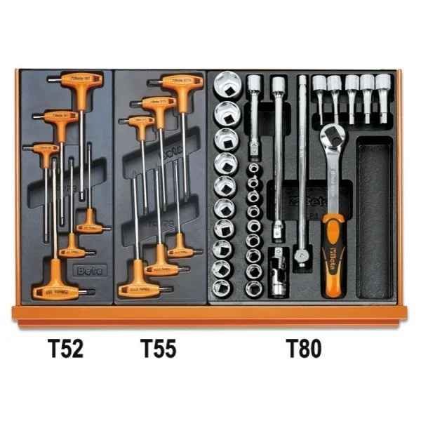Beta 5904vu/3t assortimento utensili universali in termoformati rigidi 146 pz. 059041203 - dettaglio 3