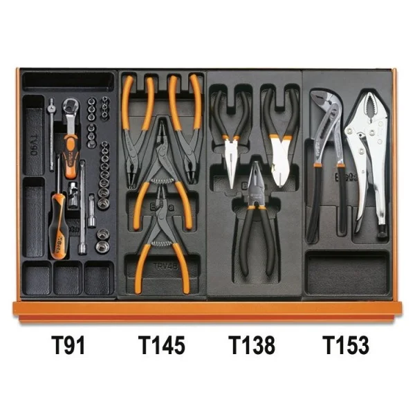 Beta 5904vu/3t assortimento utensili universali in termoformati rigidi 146 pz. 059041203 - dettaglio 4