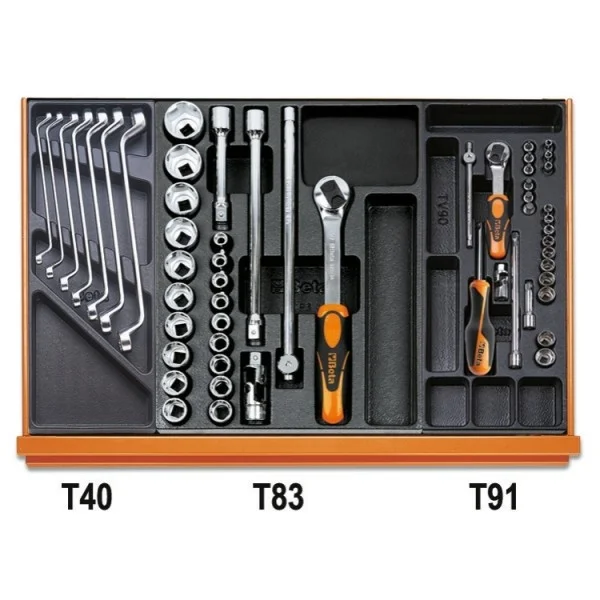 Beta 5904vi/2t assortimento utesili manutenzione industriale in termoformati 153 pz. 059041164 - dettaglio 3