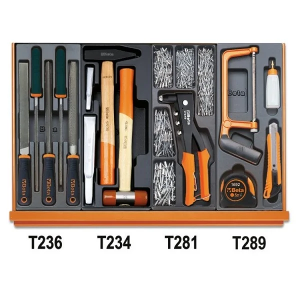 Beta 5904vi/2t assortimento utesili manutenzione industriale in termoformati 153 pz. 059041164 - dettaglio 6