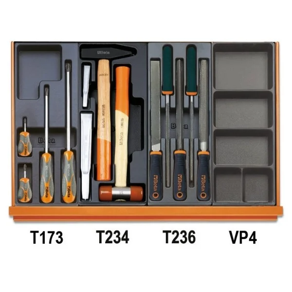 Beta 5908vu/2t assortimento utensili universali in termoformati rigidi 161 pz. 059081136 - dettaglio 6