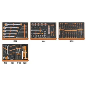Beta 5988u/7m assortimento utensili universali in termoformati morbidi 215 pz. 059881019 - dettaglio 1