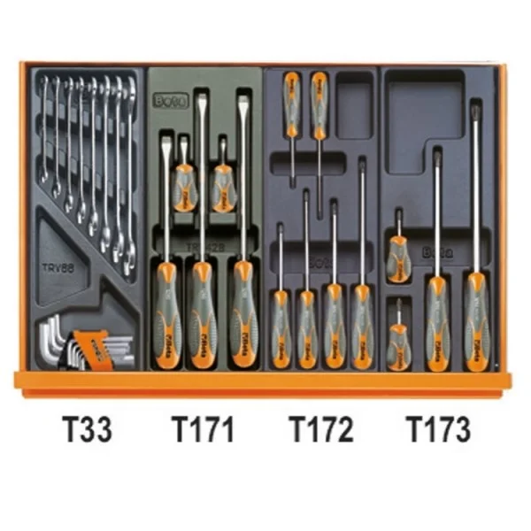 Beta 5904vg/5t assortimento utensili per autoriparazione in termoformati 153 pz. 059041196 - dettaglio 5
