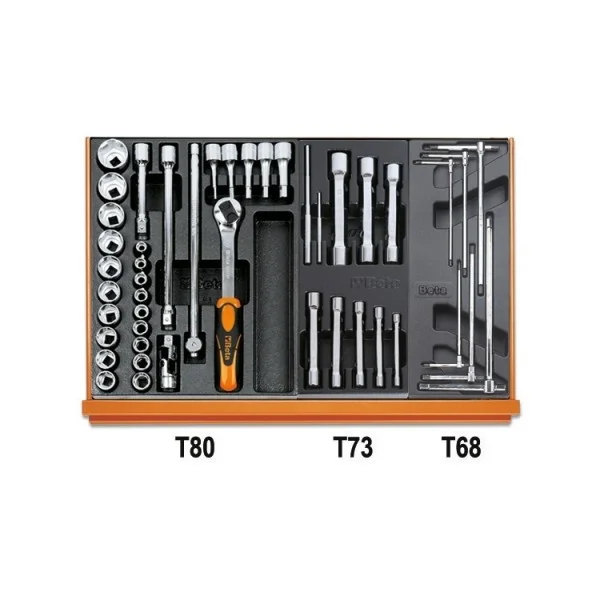 Beta 5904vi/3t assortimento utensili manutenzione industriale in termoformati 142 pz. 059041168 - dettaglio 4