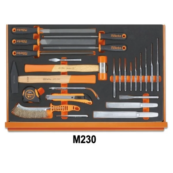 Beta 5988u6/m assortimento utensili universali in termoformati morbidi 214 pz. 059881430 - dettaglio 5