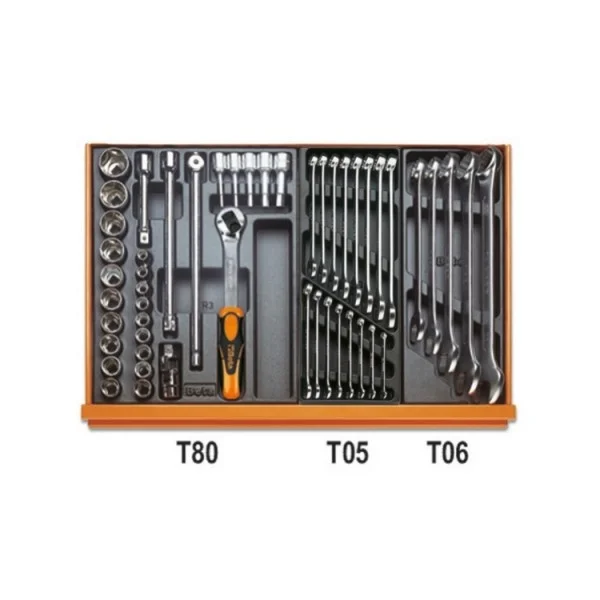 Beta 5908vi/2t assortimento utensili manutenzione industriale in termoformati 232 pz. 059081105 - dettaglio 2