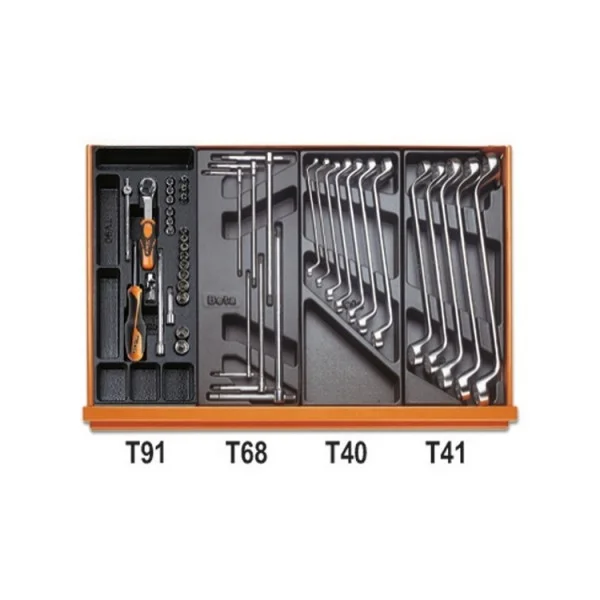 Beta 5908vi/2t assortimento utensili manutenzione industriale in termoformati 232 pz. 059081105 - dettaglio 3