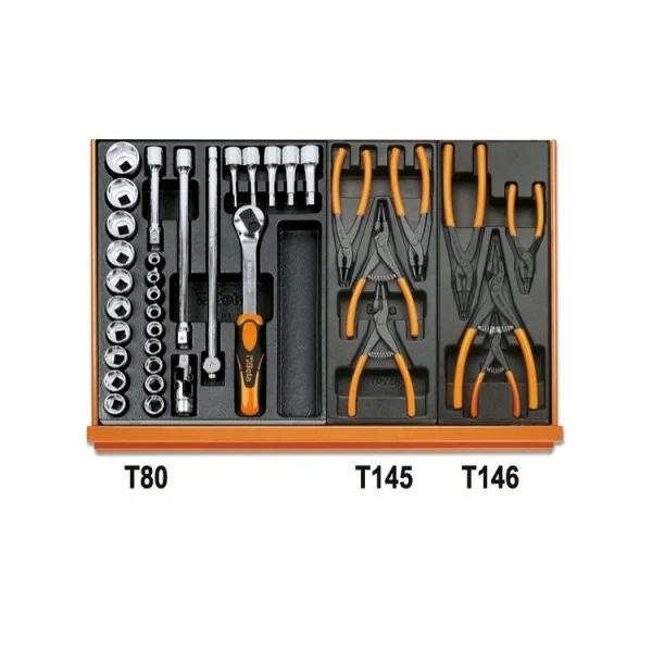 Beta 5908vg/2t assortimento utensili per autoriparazione in termoformati 212 pz. 059081017 - dettaglio 3