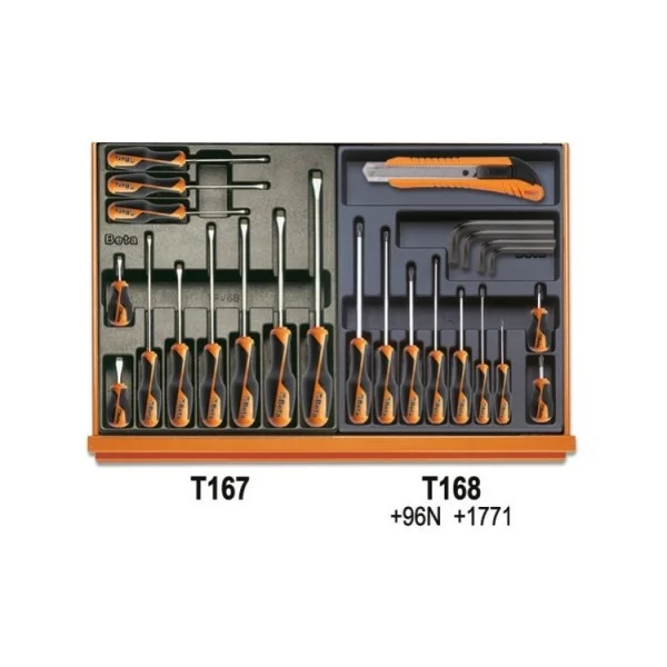 Beta 5908vg/2t assortimento utensili per autoriparazione in termoformati 212 pz. 059081017 - dettaglio 4