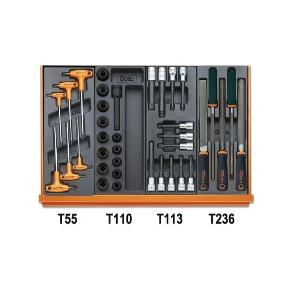 Beta 5908vg/2t assortimento utensili per autoriparazione in termoformati 212 pz. 059081017 - dettaglio 6