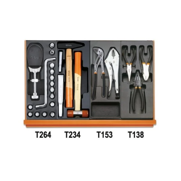 Beta 5908vg/2t assortimento utensili per autoriparazione in termoformati 212 pz. 059081017 - dettaglio 7